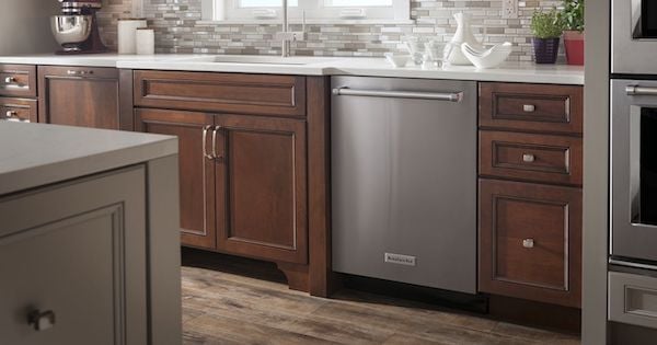 Standard dishwasher best sale opening width